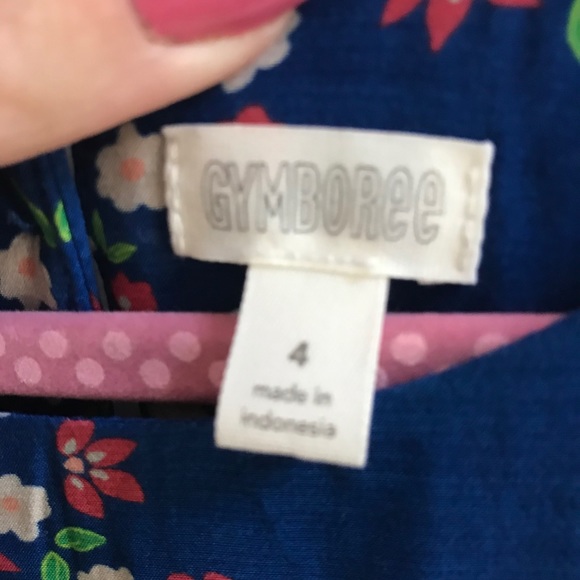 Gymboree blue floral dress Size 4 - Picture 6 of 6